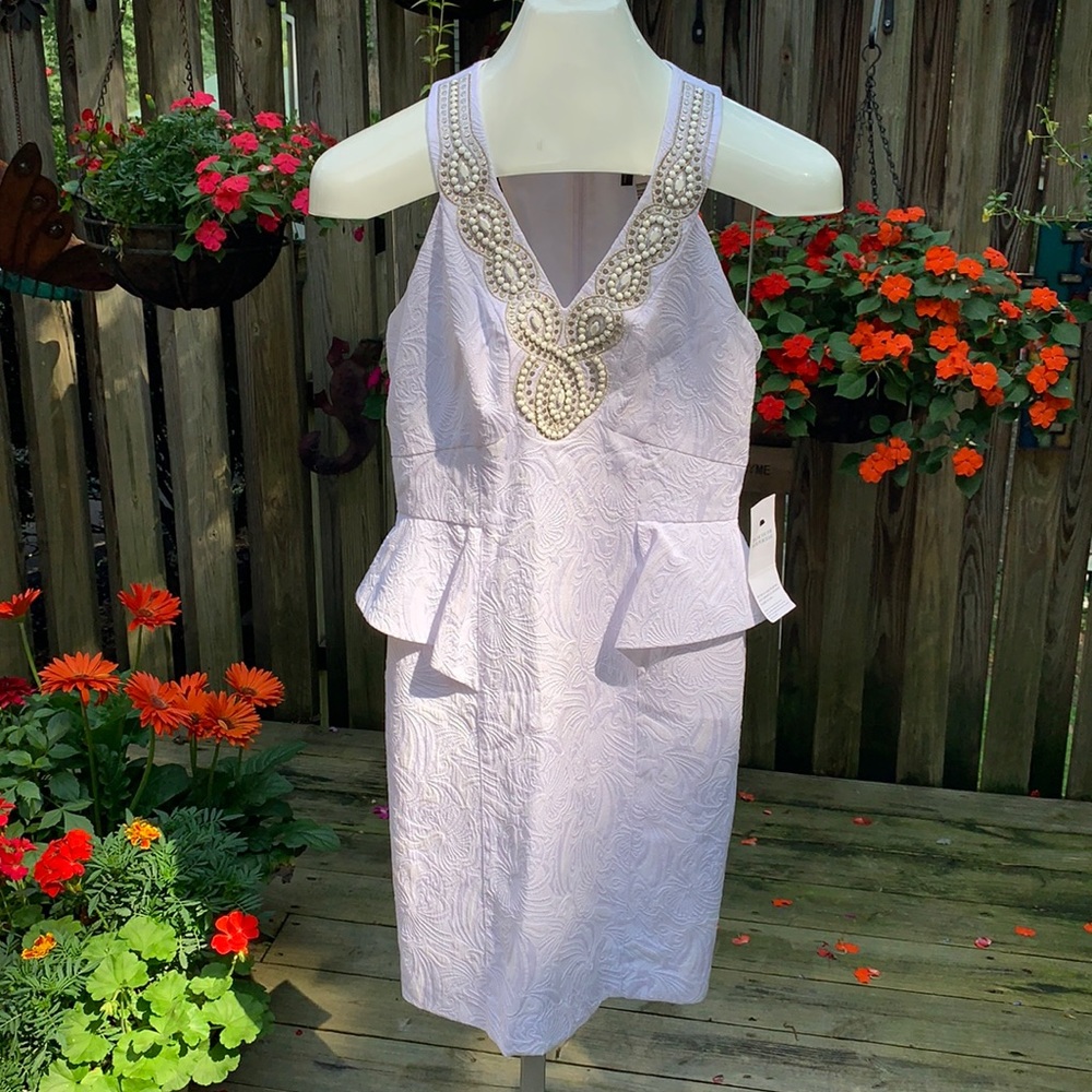 Cute white dress!